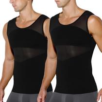 Camiseta regata masculina de malha de compressão Body Shaper Arjen Kroos