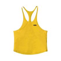 Camiseta Regata Masculina De Verão Para Academia, Fitness E Musculação, Em Algodão Respirável, Sem