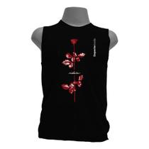 Camiseta regata masculina - Depeche Mode - Violator - DASANTIGAS