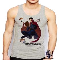 Camiseta Regata Masculina Doutor Estranho Voando Strange Vingadores Camiseta Regata Masculina Doutor Estranho Voando Strange Vingadores
