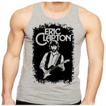 Camiseta Regata Masculina Eric Clapton Rock Guitarra
