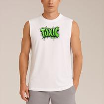 Camiseta Regata Masculina Estampada Toxic 422 Malhação Exercicios