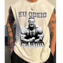 CAMISETA Regata Masculina Eu Odeio Cardio Academia Musculação CAMISETA Regata Masculina Eu Odeio Cardio Academia Musculação