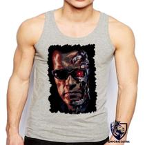 Camiseta Regata Masculina Exterminador Do Futuro Maquinas Camiseta Regata Masculina Exterminador Do Futuro Maquinas