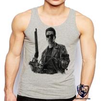 Camiseta Regata Masculina Exterminador Do Futuro Moto Harley Camiseta Regata Masculina Exterminador Do Futuro Moto Harley
