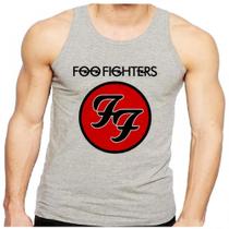 Camiseta Regata Masculina Foo Fighters Banda Rock