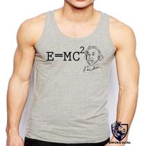 Camiseta Regata Masculina Formula Albert Einstein Fisica Camiseta Regata Masculina Formula Albert Einstein Fisica
