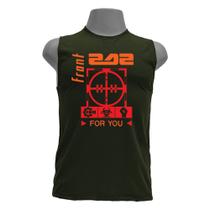 Camiseta regata masculina - Front 242 - For You.