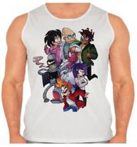 Camiseta Regata Masculina Futurama Desenho Antigo Engracado Camiseta Regata Masculina Futurama Desenho Antigo Engracado