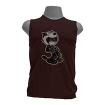Camiseta regata masculina - Gato Félix Rindo