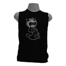 Camiseta regata masculina - Gato Félix Rindo