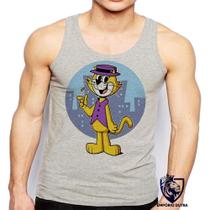 Camiseta Regata Masculina Gato Manda Chuva Desenho Antigo Hanna Barbera