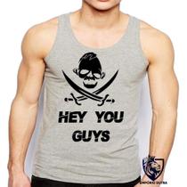 Camiseta Regata Masculina Goonies Hey You Guys Caveira Sloth Camiseta Regata Masculina Goonies Hey You Guys Caveira Sloth
