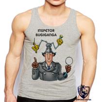 Camiseta Regata Masculina Inspetor Bugiganga Detetive Desenho Antigo