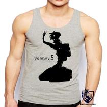 Camiseta Regata Masculina Johnny 5 Robo Filme Android