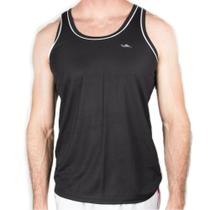 Camiseta regata masculina leve e confortável 100% poliéster