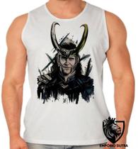 Camiseta Regata Masculina Loki Vilao Thor Vingadores Avengers