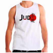 Camiseta regata masculina luta judô academia mestre