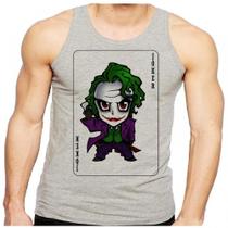 Camiseta Regata Masculina Mini Coringa Palhaco Vilao Batman