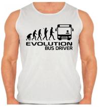 Camiseta Regata Masculina Motorista Onibus Van Escolar Camiseta Regata Masculina Motorista Onibus Van Escolar
