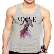 Camiseta Regata Masculina Mulan Japonesa Camiseta Regata Masculina Mulan Japonesa