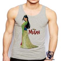 Camiseta Regata Masculina Mulan Verde Camiseta Regata Masculina Mulan Verde