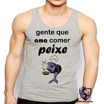 Camiseta Regata Masculina Peixe Pesca Pescador Pescaria Comer Adora Camiseta Regata Masculina Peixe Pesca Pescador Pescaria Comer Adora