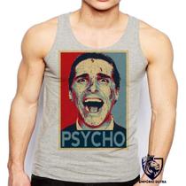 Camiseta Regata Masculina Psycho Patrick Bateman Christian Bale Camiseta Regata Masculina Psycho Patrick Bateman Christian Bale