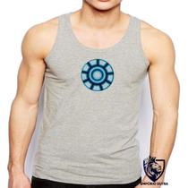 Camiseta Regata Masculina Reator Tony Stark Iron Man Homem Ferro Camiseta Regata Masculina Reator Tony Stark Iron Man Homem Ferro