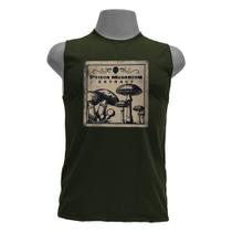 Camiseta regata masculina - Rotulo Antigo Poison Mushroom