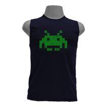 Camiseta regata masculina - Space Invaders
