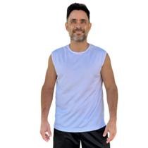 Camiseta Regata Masculina Tradicional Machão Dry Fit Uv Academia - Hyperbole