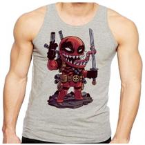 Camiseta Regata Masculina Venom Deadpool Aranha