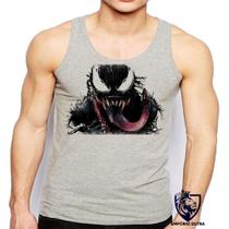 Camiseta Regata Masculina Venom Homem Aranha Spider Man Vilao