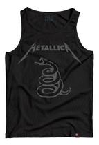 Camiseta Regata Metallica Banda De Rock Camisa Heavy Metal