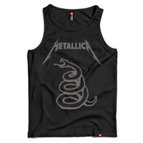 Camiseta Regata Metallica Banda Rock Heavy Metal Algodão Camiseta Regata Metallica Banda Rock Heavy Metal Algodão