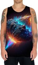Camiseta Regata Meteoro Neon Espaço Estrelas Cometa 3