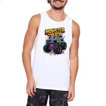 Camiseta Regata Monster Truck Splash Art