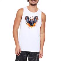 Camiseta Regata Morcego Watercolor Arte Camiseta Regata Morcego Watercolor Arte