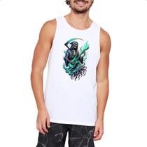 Camiseta Regata Morte tocando guitarra