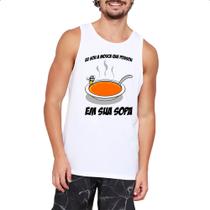 Camiseta Regata Mosca na Sopa Camiseta Regata Mosca na Sopa