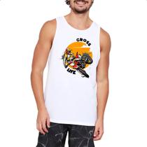 Camiseta Regata Moto Cross Life