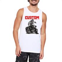 Camiseta Regata Moto Skull Custom Camiseta Regata Moto Skull Custom