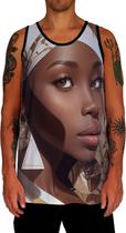 Camiseta Regata Mulher Africanas Raizes Beleza Negra 1