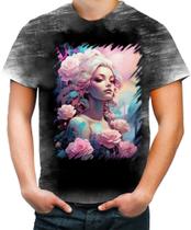 Camiseta Regata Mulher de Rosas Paixão 1