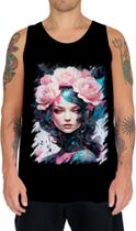 Camiseta Regata Mulher de Rosas Paixão 15