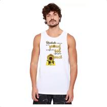 Camiseta Regata Mulher girassol esquece o sol Camiseta Regata Mulher girassol esquece o sol