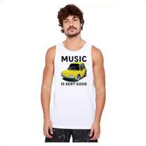 Camiseta Regata Music is very good