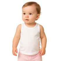 Camiseta Regata Nadador Básica Infantil Menina Kyly