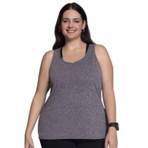Camiseta Regata Nadador Plus Size Selene 24945.001 Camiseta Regata Nadador Plus Size Selene 24945.001